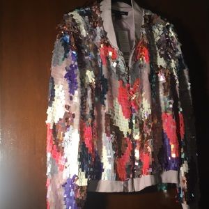 New, French Connection Sequin Jacket